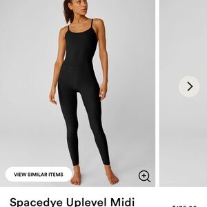 Beyond Yoga Spacedye Uplevel Midi Jumpsuit size M in Darkest Night